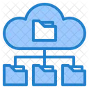 Cloud Folder Network  Icon