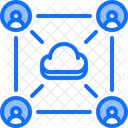 Cloud Folder Network Folder Network Cloud Icon