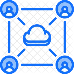 Cloud Folder Network  Icon