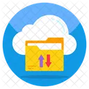 Cloud Folder Transfer  Icon