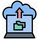 Cloud Folder Upload  Icon