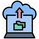 Cloud Folder Upload  Icon