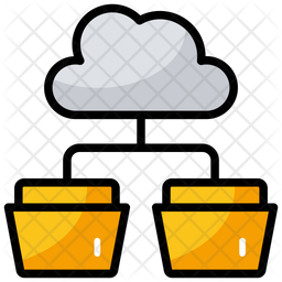 Cloud Folders Icon