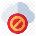 Stop Cloud Cloud Forbidden Ban Cloud Icon