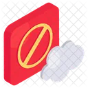 Stop Cloud Cloud Forbidden Ban Cloud Icon