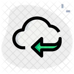 Cloud Forward Data  Icon