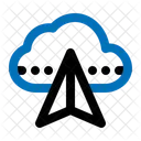 Cloud Teilen Cloud Cloud Online Symbol