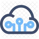 M Cloud Netzwerk Symbol