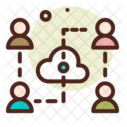 Cloud-Freigabe  Symbol