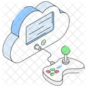 Jeux En Nuage Divertissement Service En Nuage Icône