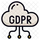 Cloud GDPR  Icon