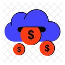 Cloud Geld Geld Wahrung Symbol