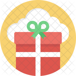 Cloud Gift Service Icon