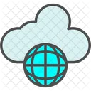 Cloud Globe  Icon
