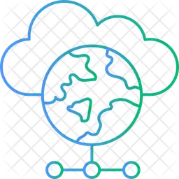 Cloud globe  Icon