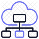 Cloud Governance Technology Network Icon