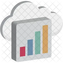 Cloud Graph  Icon