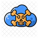 Hacked Cloud Virus Icon