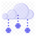 Cloud Hailing  Icon