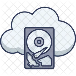 Cloud Harddisk  Icon