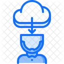Cloud Head Online Icon
