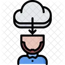 Cloud Head  Icon