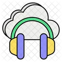 Cloud Headphone  Icon