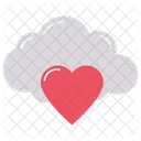 Cloud Heart Favourite Star Icon