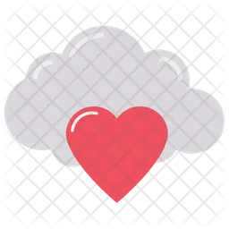 Cloud Heart  Icon