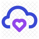 Cloud heart  Icon