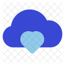 Cloud heart  Icon