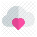 Cloud heart  Icon