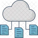 Cloud Hierarchie Cloud Computing Cloud Architektur Symbol