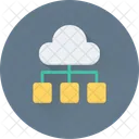 Cloud Hierarchy Network Icon