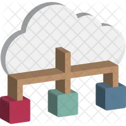 Cloud Hierarchy  Icon