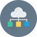 Cloud Hierarchy  Icon