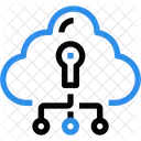 Cloud Network Security Icon