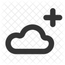 Wolke hinzufügen  Symbol