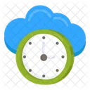 Cloud History Cloud Computing Cloud Timer Icon