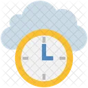 Cloud Computing Clock Icon