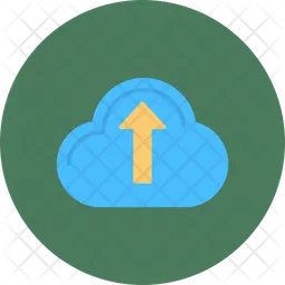 Hochladen in die Cloud  Symbol