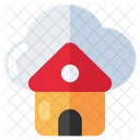Cloud Home Cloud House Cloud Building Icon