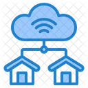 Cloud-Home-Verbindung  Symbol