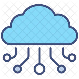 Cloud hosting  Icon