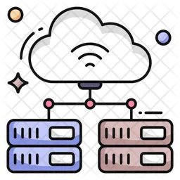 Cloud Hosting  Icon