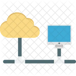 Cloud hosting  Icon