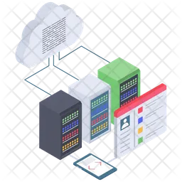 Cloud Hosting  Icon