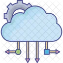 Big Data Cloud Computing Cloud Computing Network Icon