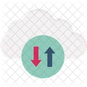 Big Data Cloud Computing Cloud Information Icon
