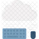 Big Data Cloud Computing Cloud Information Icon